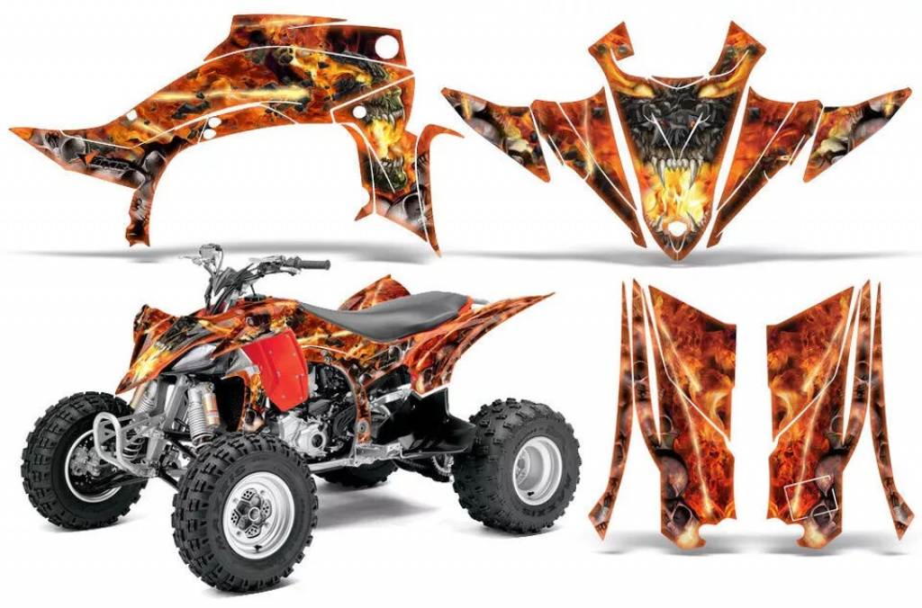 Firestorm Orange für Yamaha YFZ 450R/SE 2014+