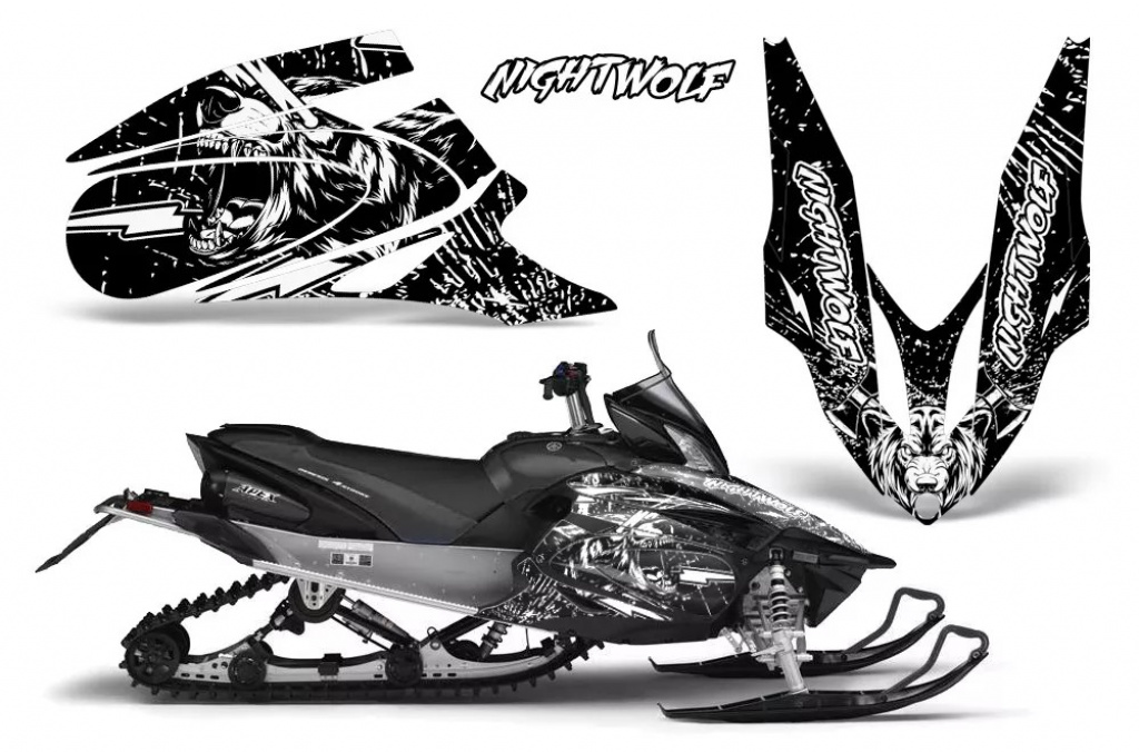 Nightwolf Weiß für Yamaha Apex 2006-2020