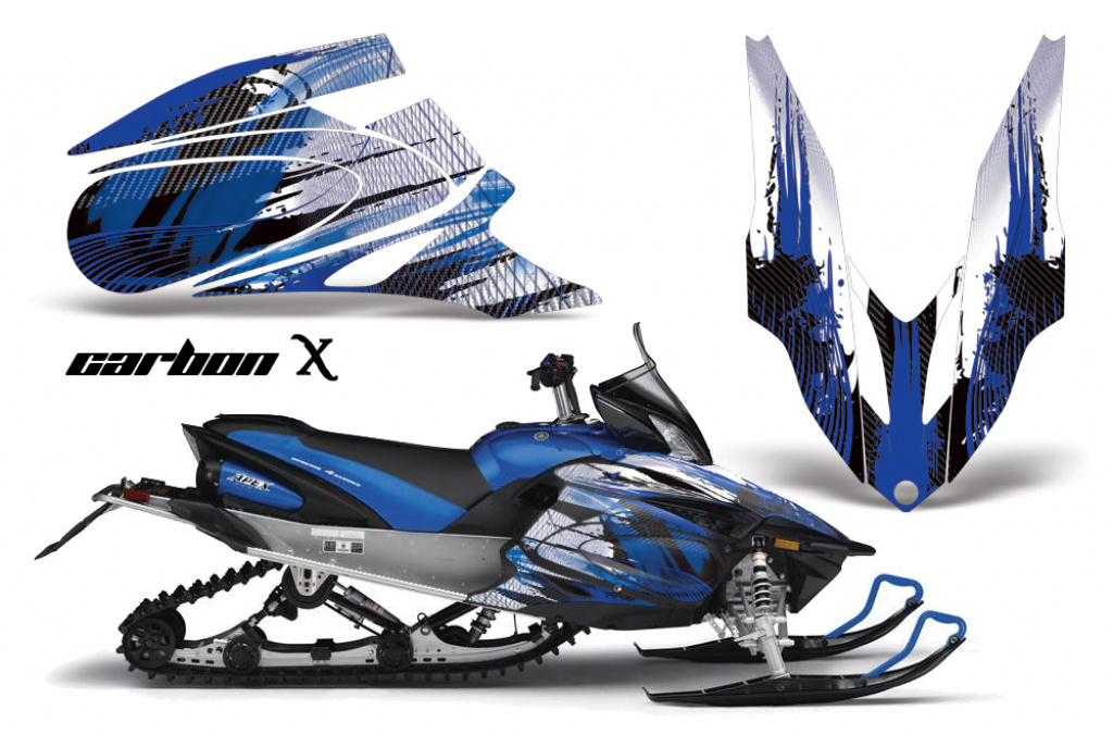 Carbon-X Blau für Yamaha Apex 2006-2020
