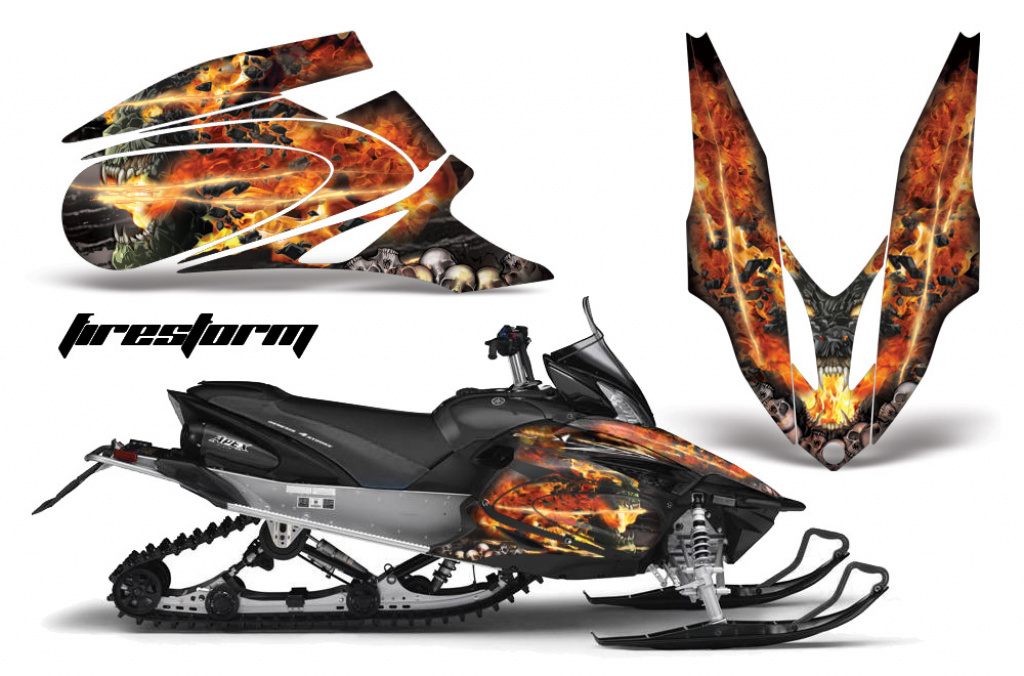 Firestorm Schwarz für Yamaha Apex 2006-2020