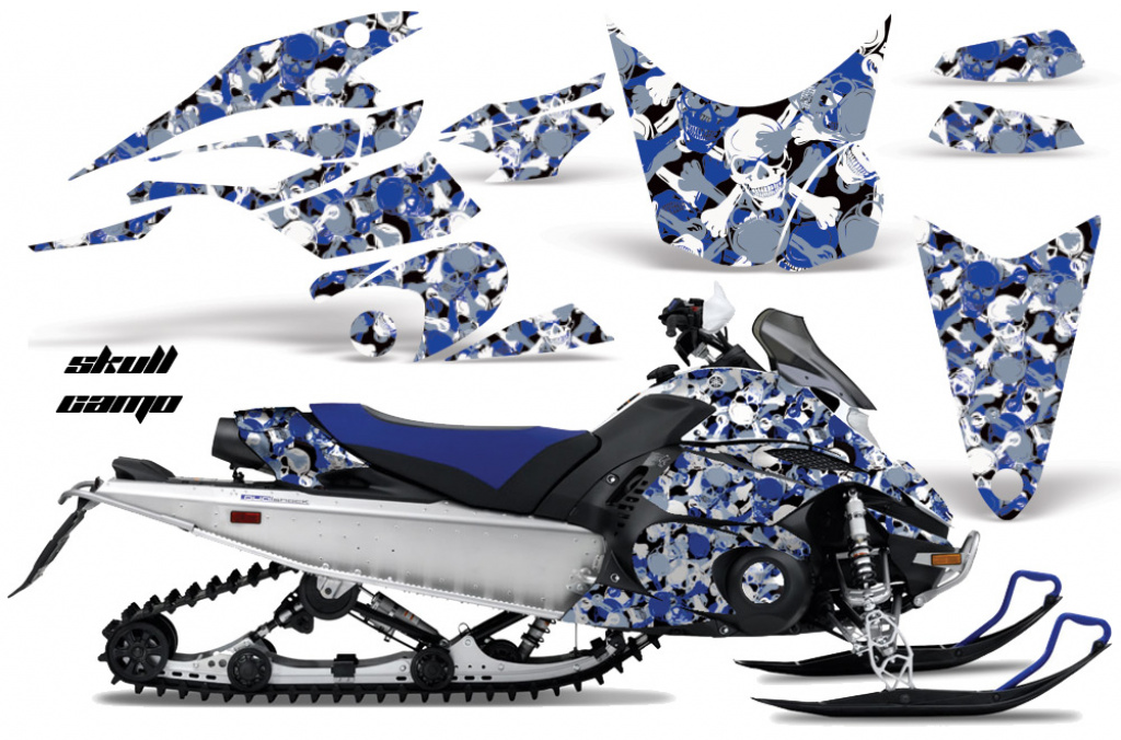 Skull Camo Blue for Yamaha FX Nytro 2008-2014