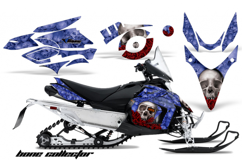 Bone Collector Blue for Yamaha Phazer RTX,GT 2007-2016