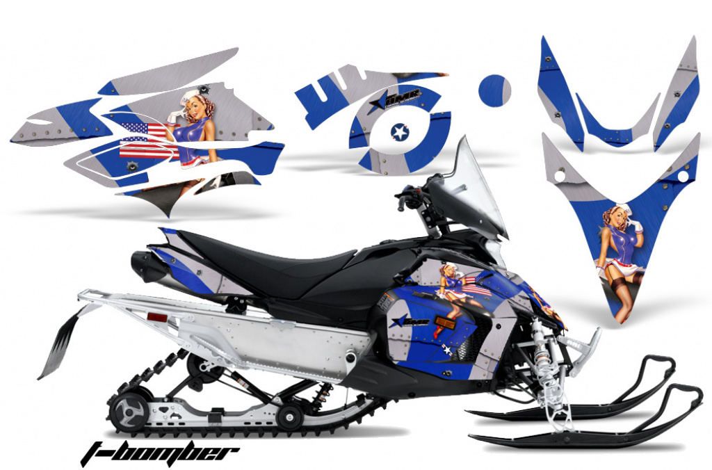 T-Bomber Blue for Yamaha Phazer RTX,GT 2007-2016