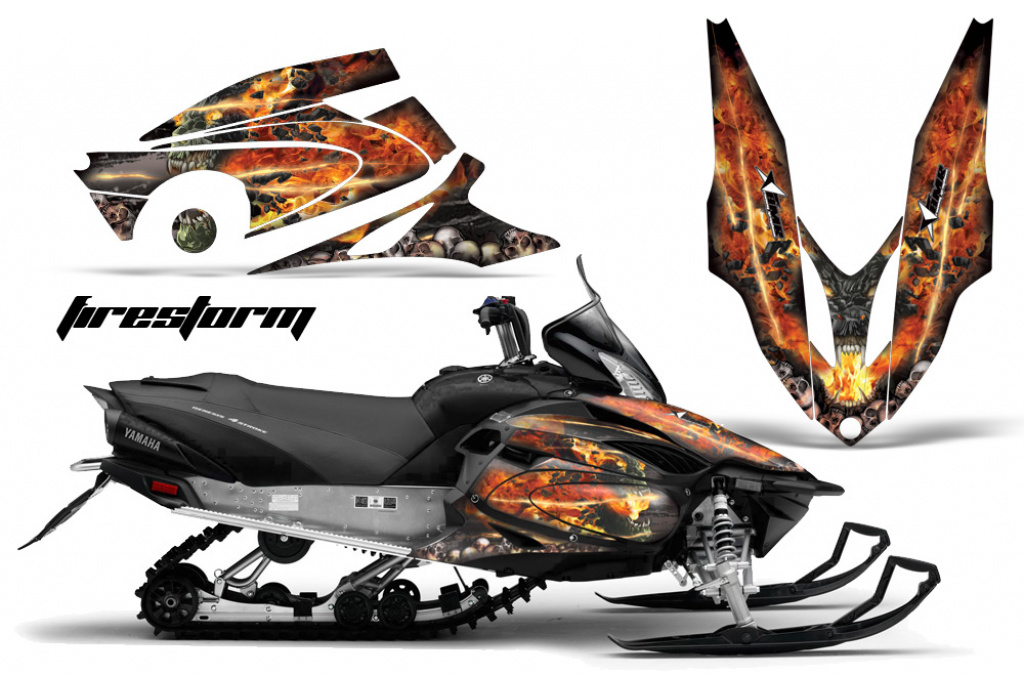 Firestorm Schwarz für Yamaha Vector RS 2012-2016