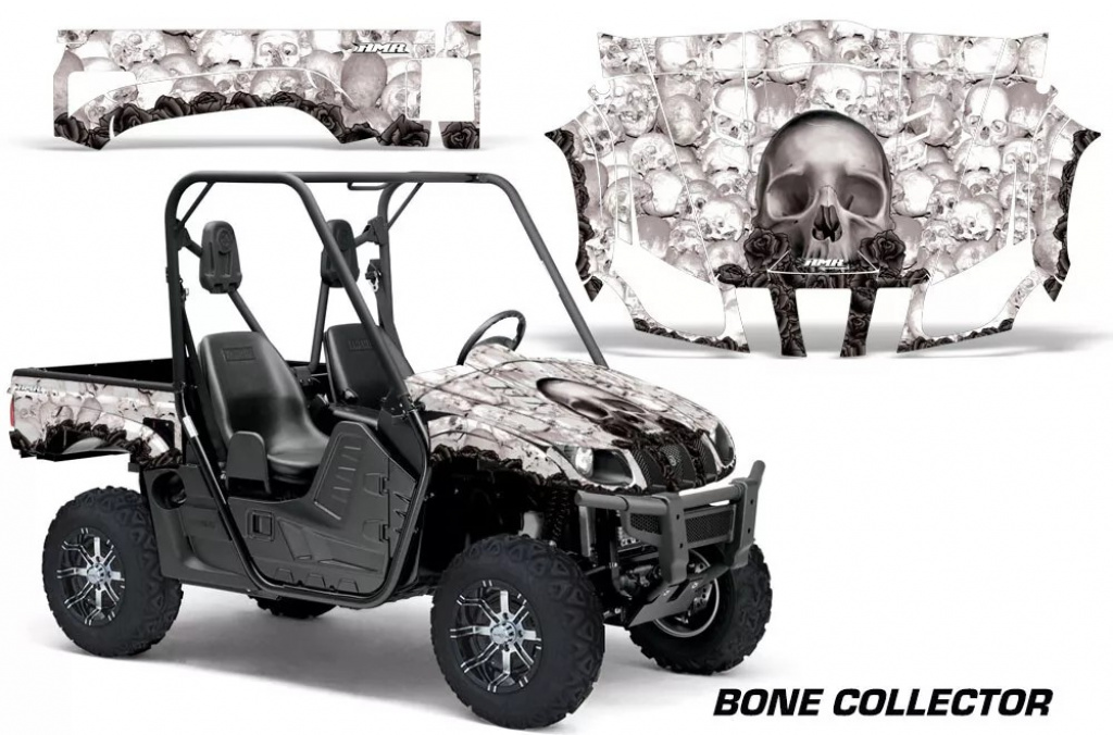 Bone Collector White for Yamaha Rhino 700/660/450