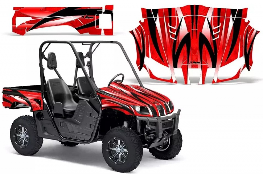 Fade Red for Yamaha Rhino 700/660/450