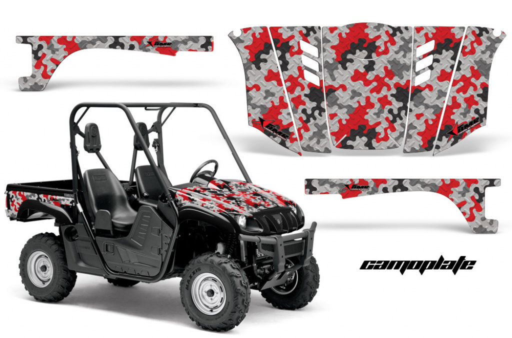 Camoplate Red for Yamaha Rhino 700/660/450