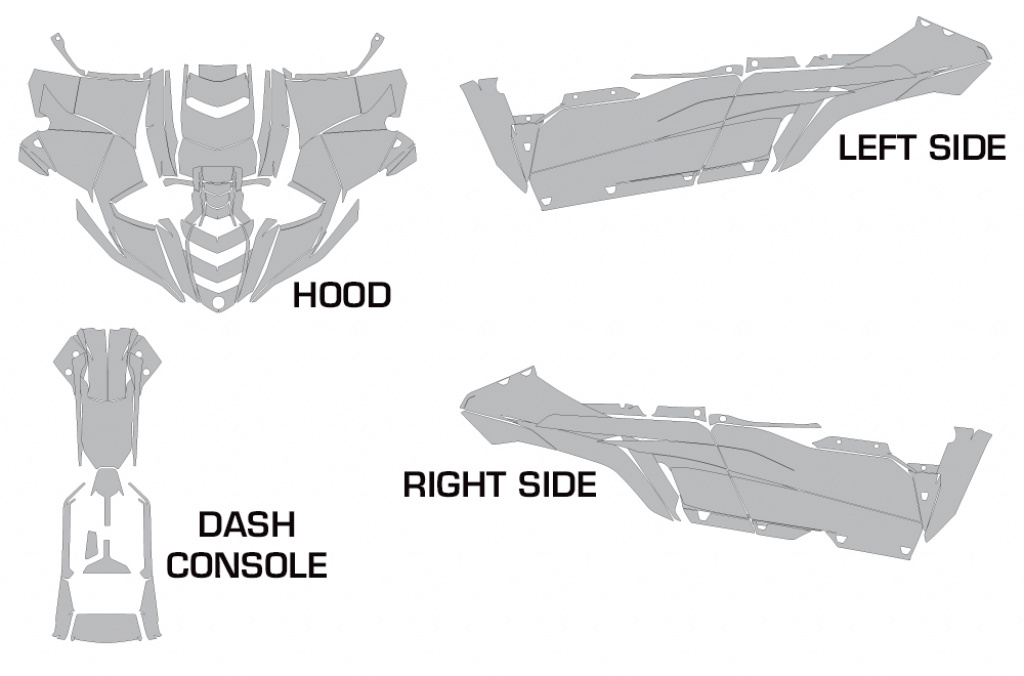 Cutting Pattern for Yamaha YXZ 1000R