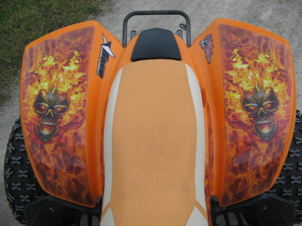 Nitro Orange, Feuerfarbe = Natürlich für Kawasaki KFX 700