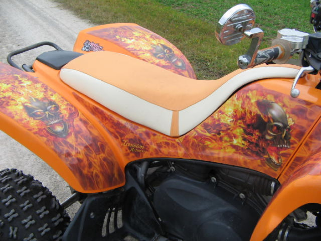 Nitro Orange, Feuerfarbe = Natürlich für Kawasaki KFX 700