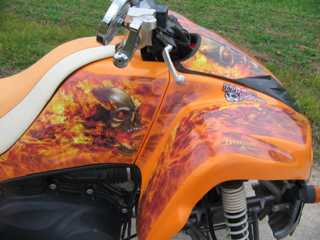 Nitro Orange, Feuerfarbe = Natürlich für Kawasaki KFX 700