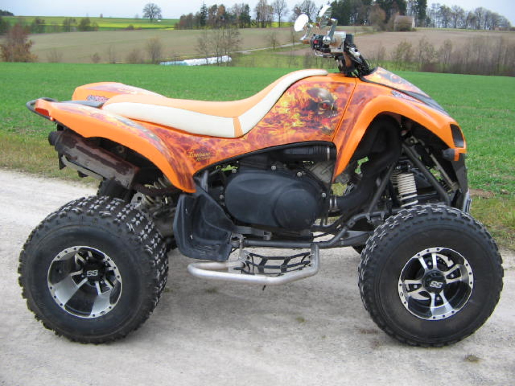 Nitro Orange, Feuerfarbe = Natürlich für Kawasaki KFX 700