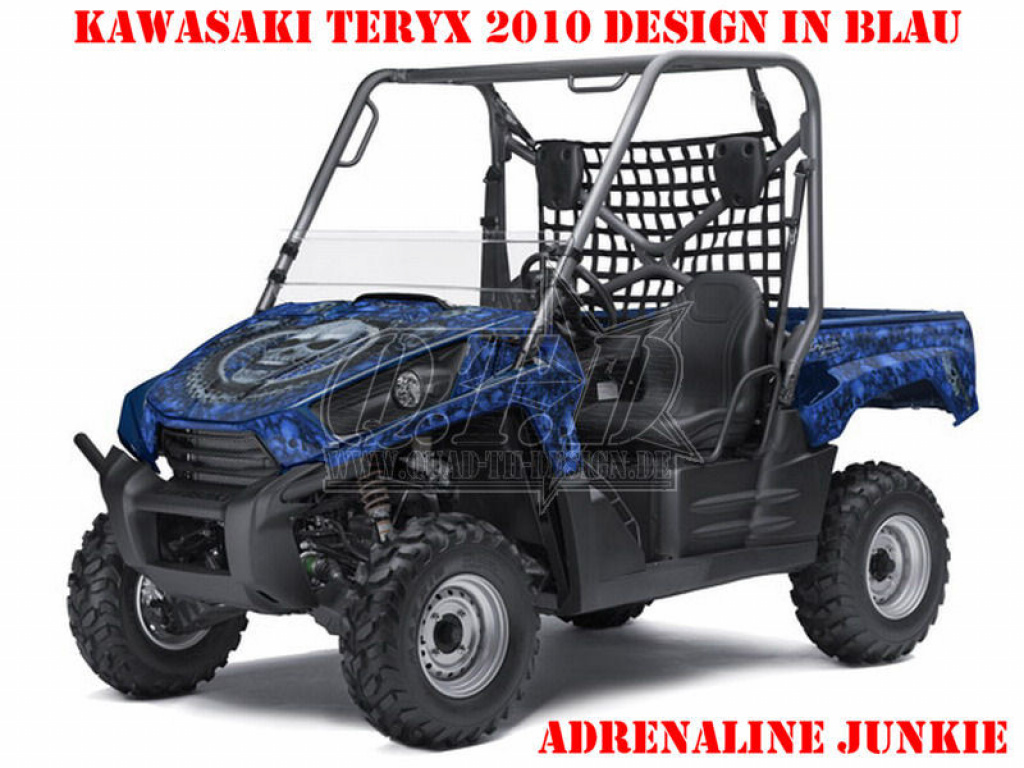 Adrenaline Junkie Blue for Kawasaki Teryx 750 2010-2012