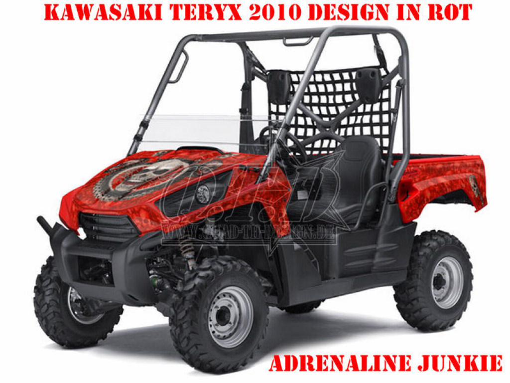 Adrenaline Junkie Red for Kawasaki Teryx 750 2010-2012