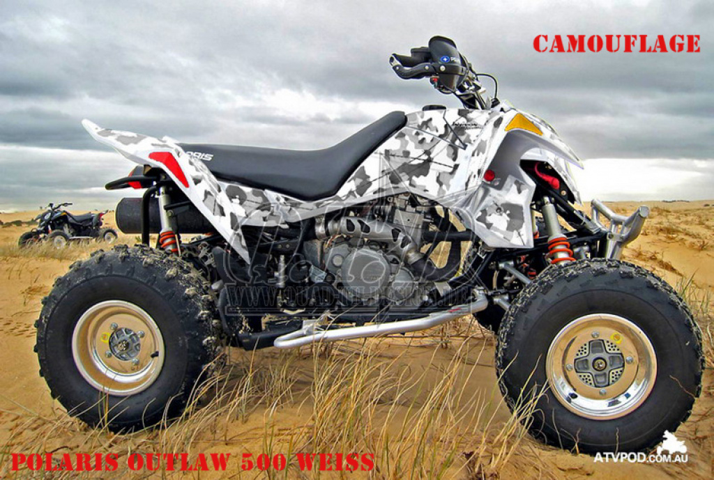 Camo White for Polaris Outlaw 450/500/525 2006-2008