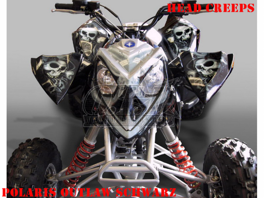 Head Creeps Black for Polaris Outlaw 450/500/525 2006-2008