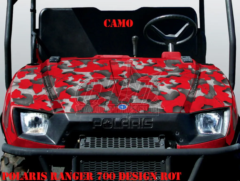 Camo Red for Polaris Ranger 500XP/700XP 2005-2008
