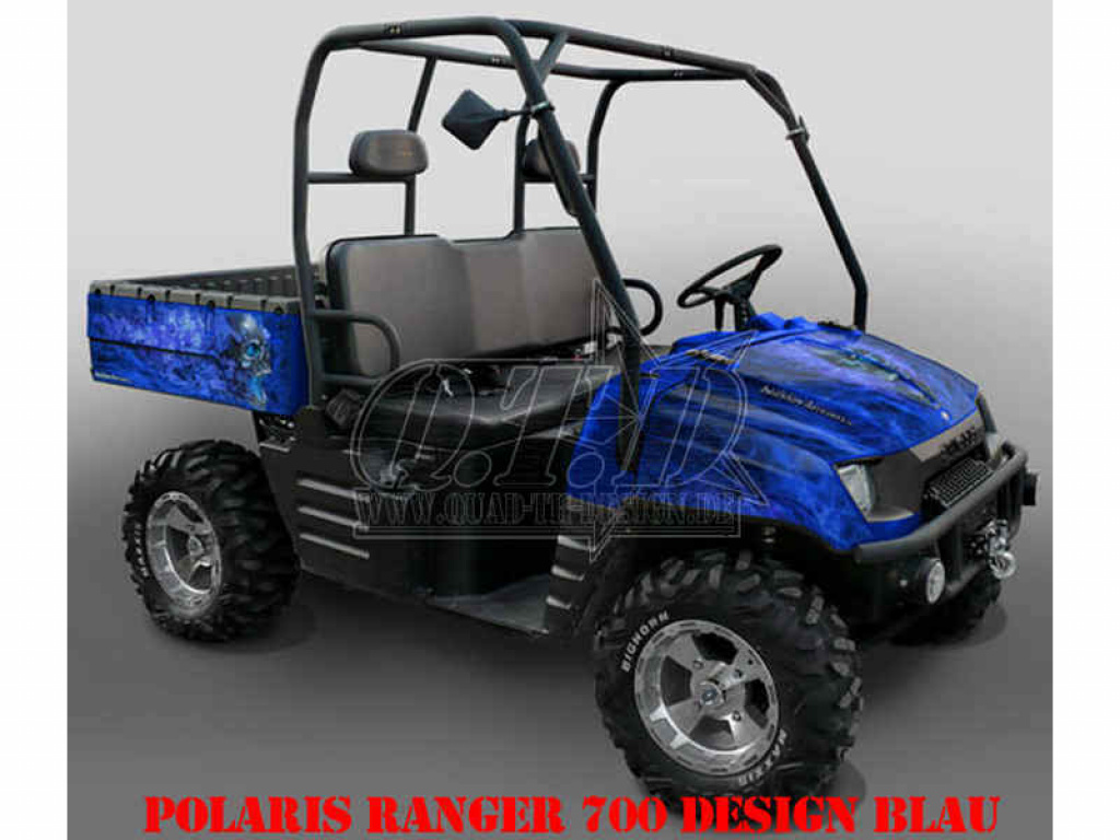 Nitro Blau, Feuerfarbe = Dekorfarbe für Polaris Ranger 500XP/700XP 2005-2008