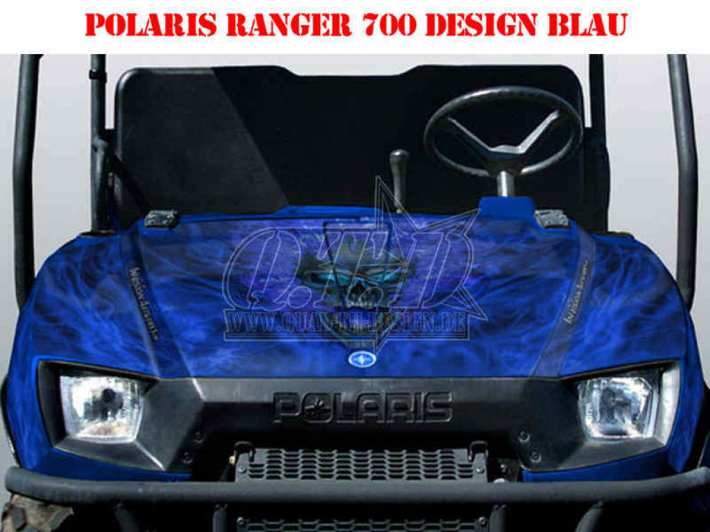 Nitro Blau, Feuerfarbe = Dekorfarbe für Polaris Ranger 500XP/700XP 2005-2008