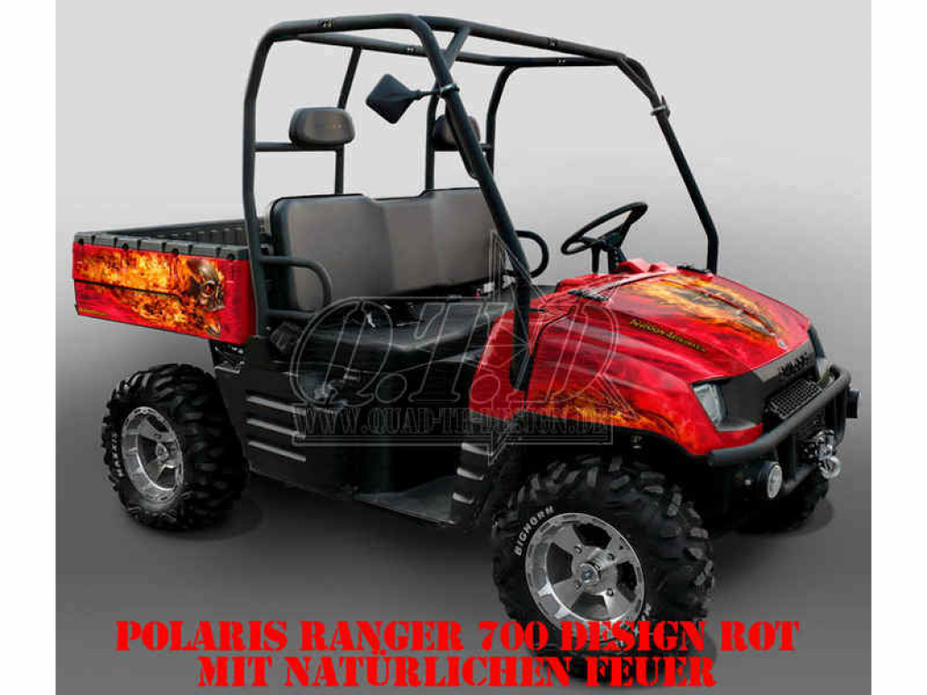Nitro Rot, Feuerfarbe = Natürlich für Polaris Ranger 500XP/700XP 2005-2008