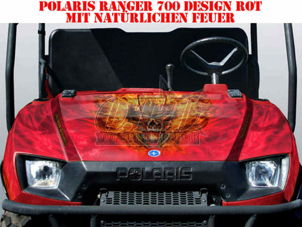 Nitro Rot, Feuerfarbe = Natürlich für Polaris Ranger 500XP/700XP 2005-2008