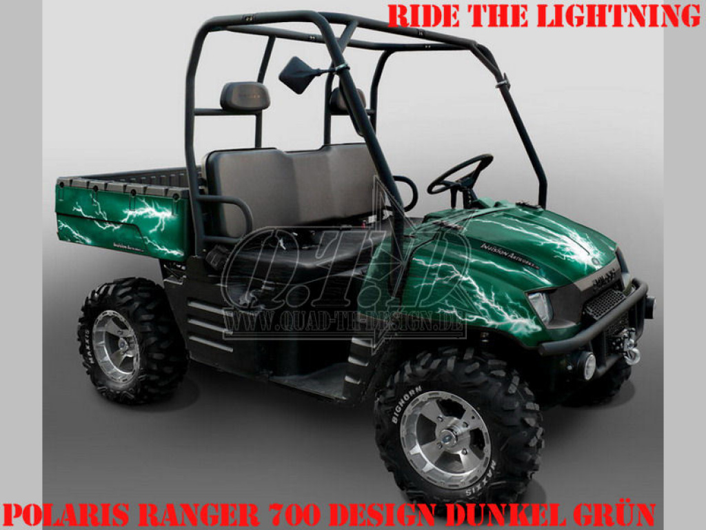 Ride the Lightning Dunkelgrün für Polaris Ranger 500XP/700XP 2005-2008