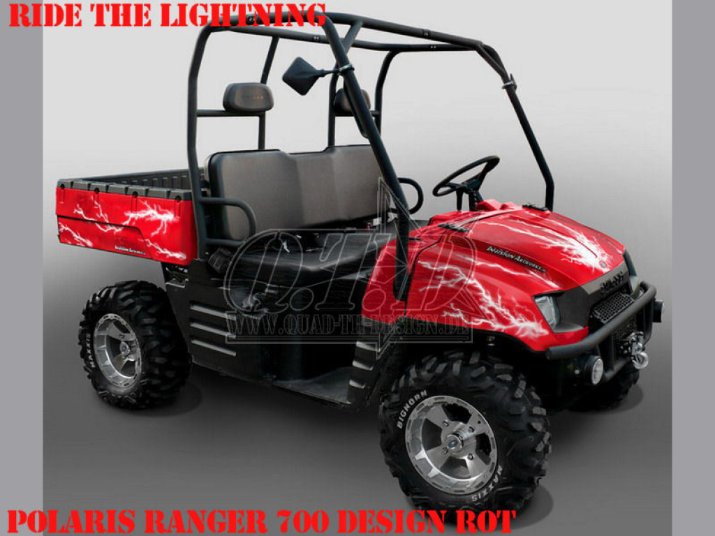 Ride the Lightning Rot für Polaris Ranger 500XP/700XP 2005-2008