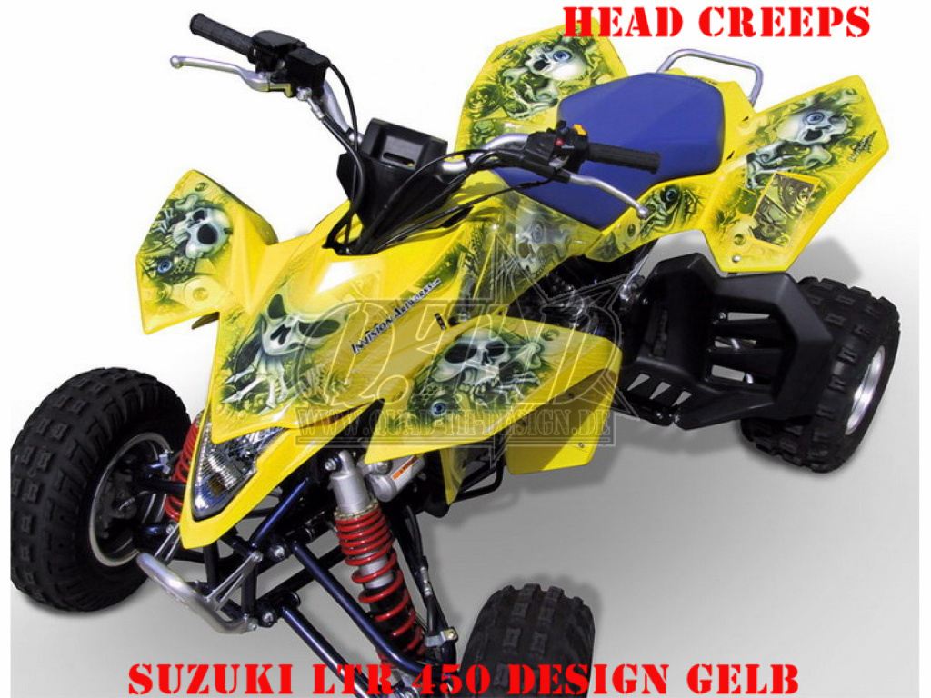 Head Creeps Gelb für Suzuki LTR 450