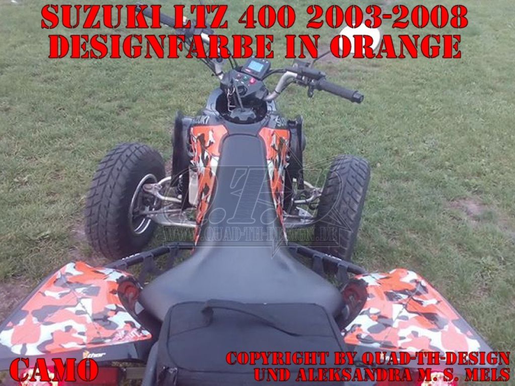 Camo Orange für Suzuki LTZ 400 2003-2008