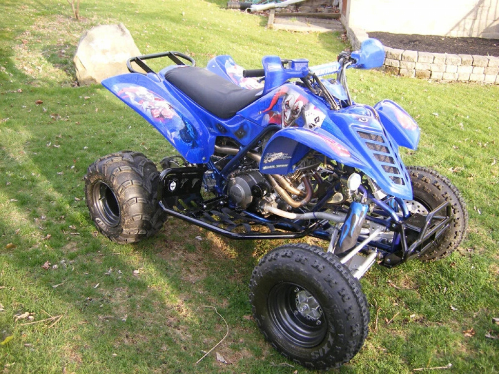 Joker Background Blue, Joker color Red-White for Yamaha Raptor YFM 660 R