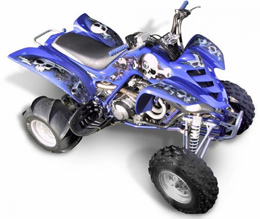 Head Creeps Blue for Yamaha Raptor YFM 660 R