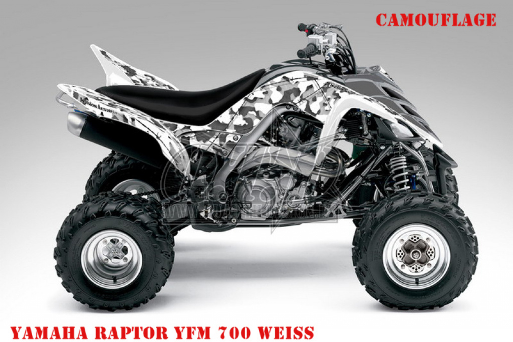 Camo Weiß für Yamaha Raptor YFM 700 R 2006-2012
