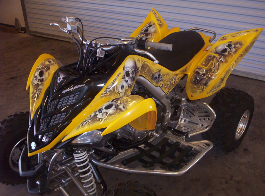 Head Creeps Gelb für Yamaha Raptor YFM 700 R 2006-2012