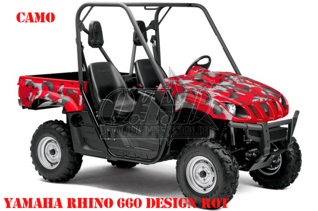Camo Rot für Yamaha Rhino 450/660/700