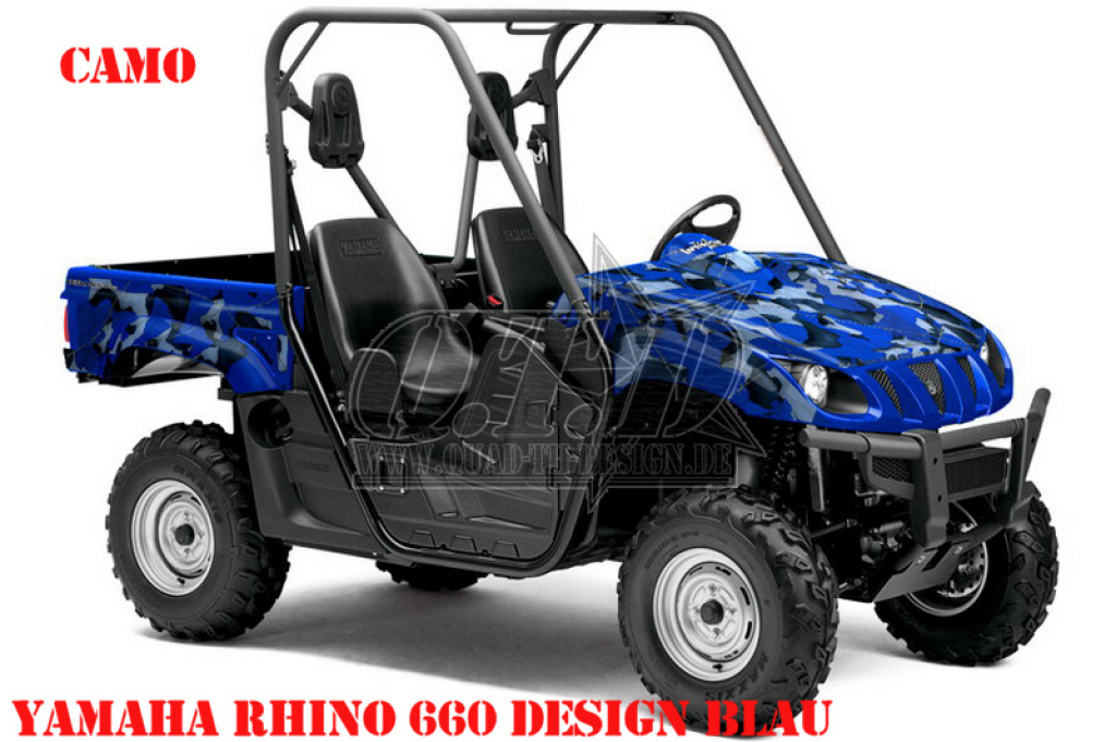 Camo Blau für Yamaha Rhino 450/660/700