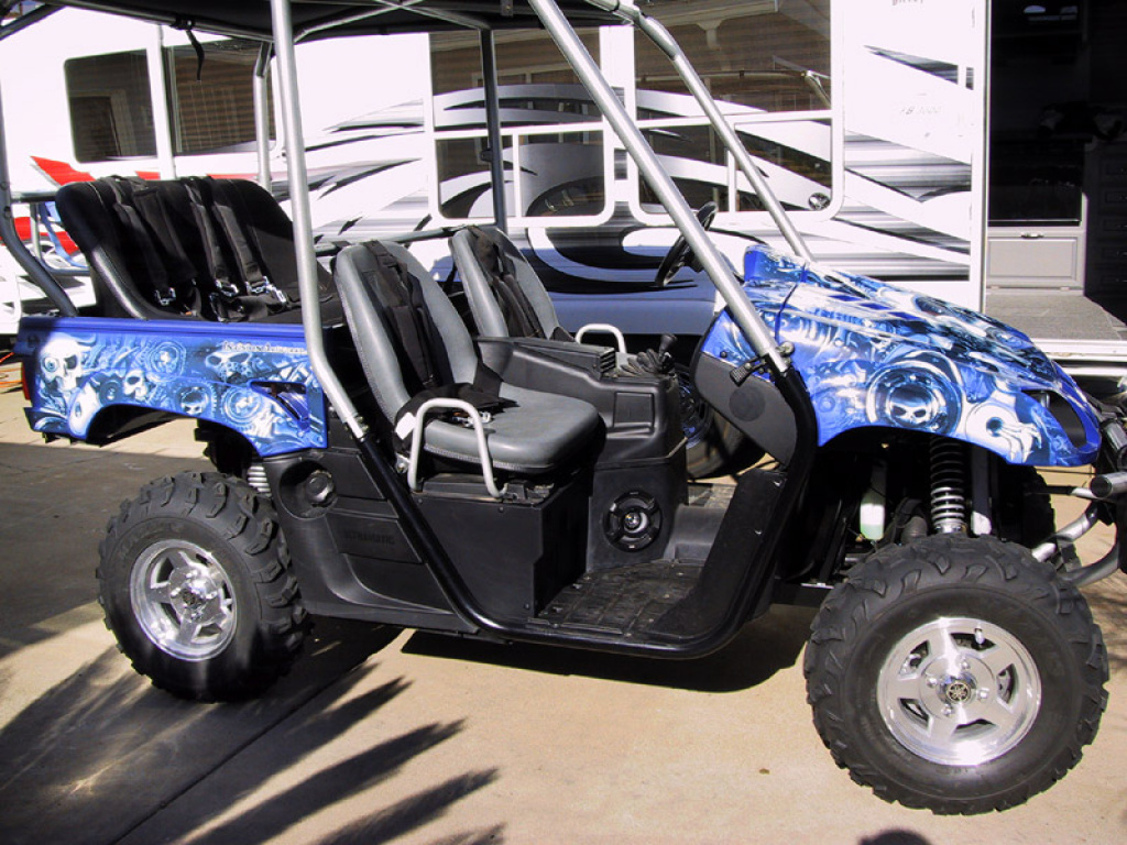Head Creeps Blue for Yamaha Rhino 450/660/700