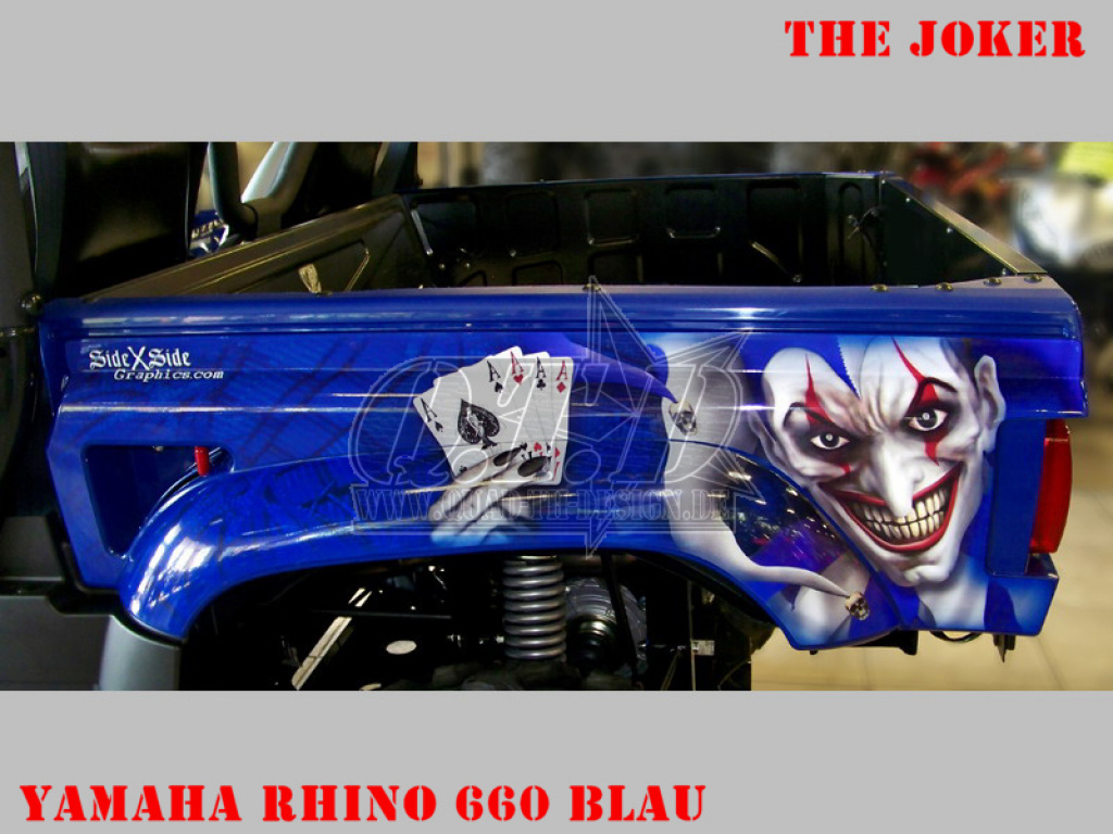 Joker Background Blue, Joker color Blue-White for Yamaha Rhino 450/660/700