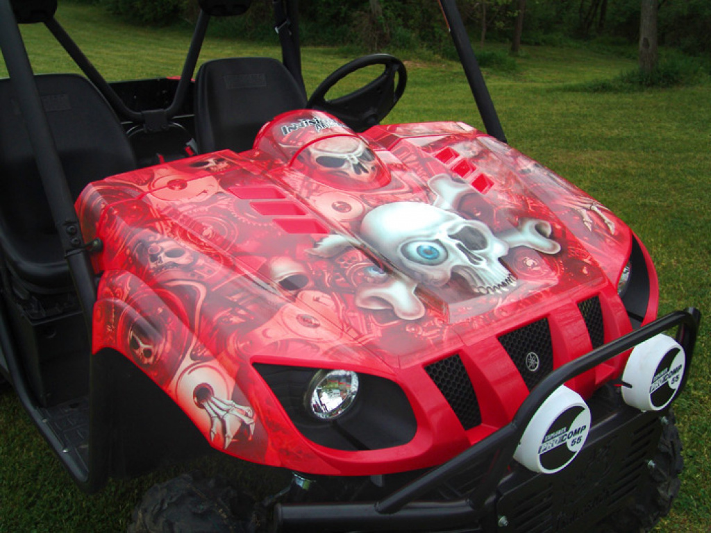 Head Creeps Red for Yamaha Rhino 450/660/700