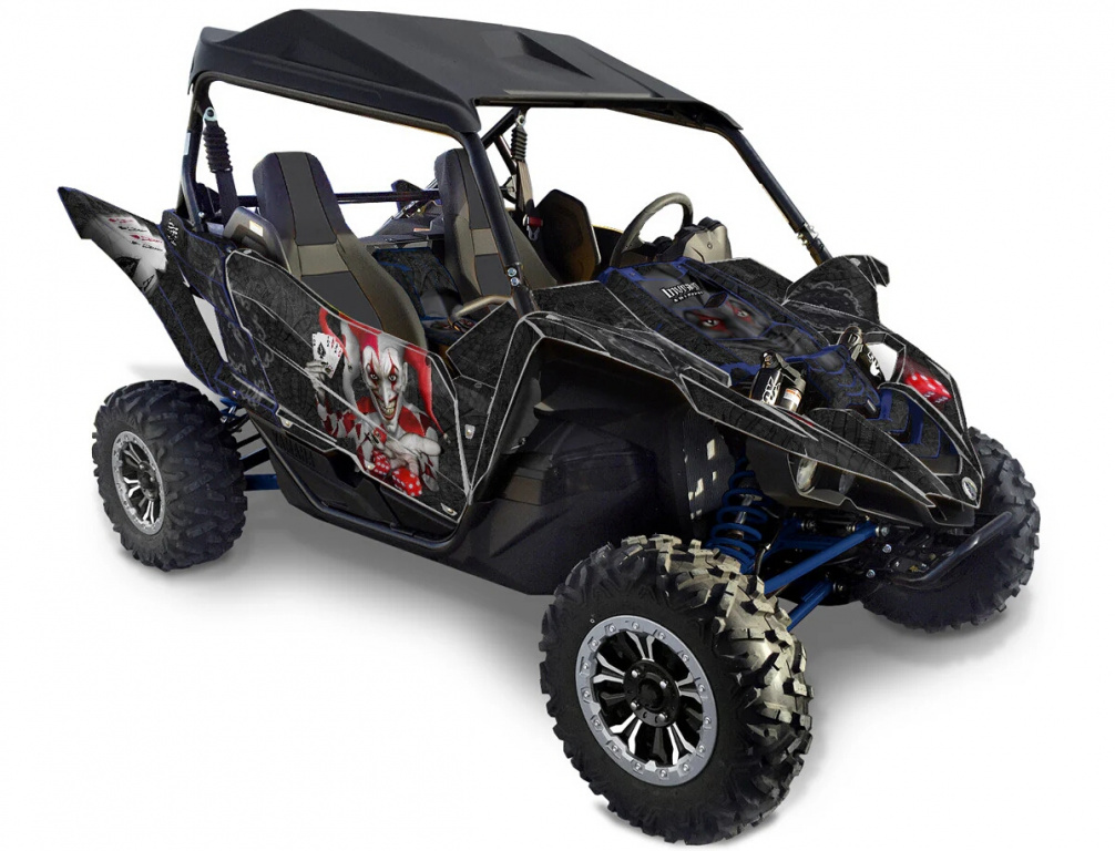 Joker Design color = Black, Joker color = Red-White for Yamaha YXZ 1000R