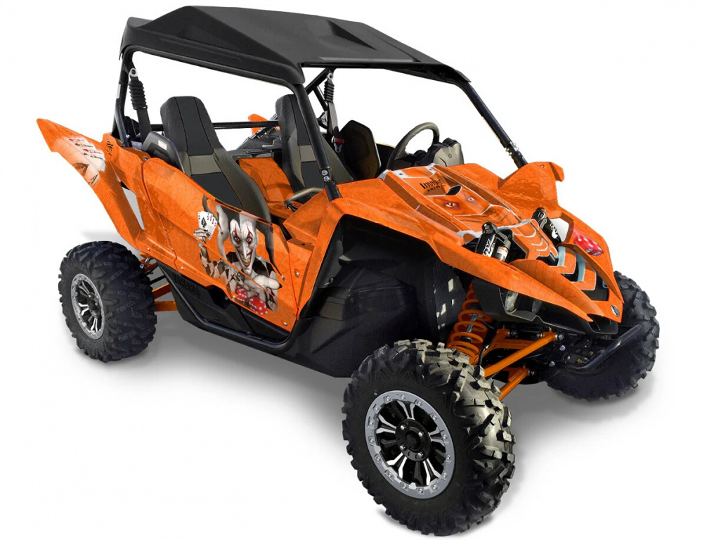 Joker Design color = Orange, Joker color = Black-White for Yamaha YXZ 1000R