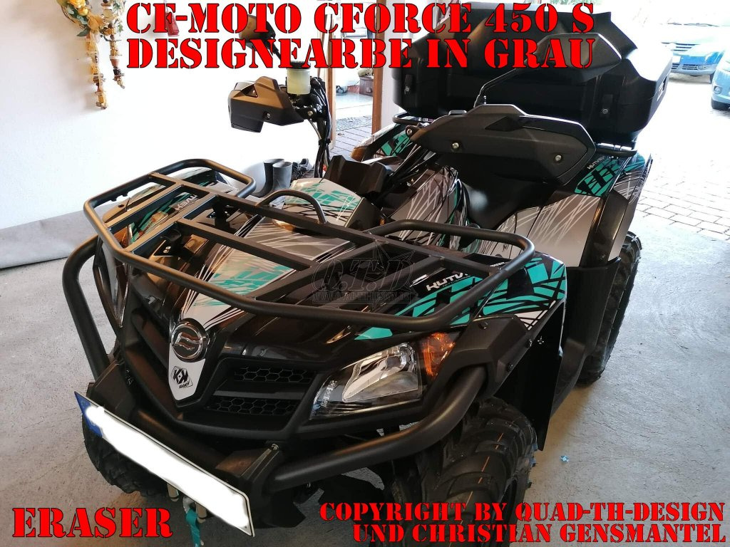 Eraser Grey for CF-Moto CForce 450/500/520 S until to 2022