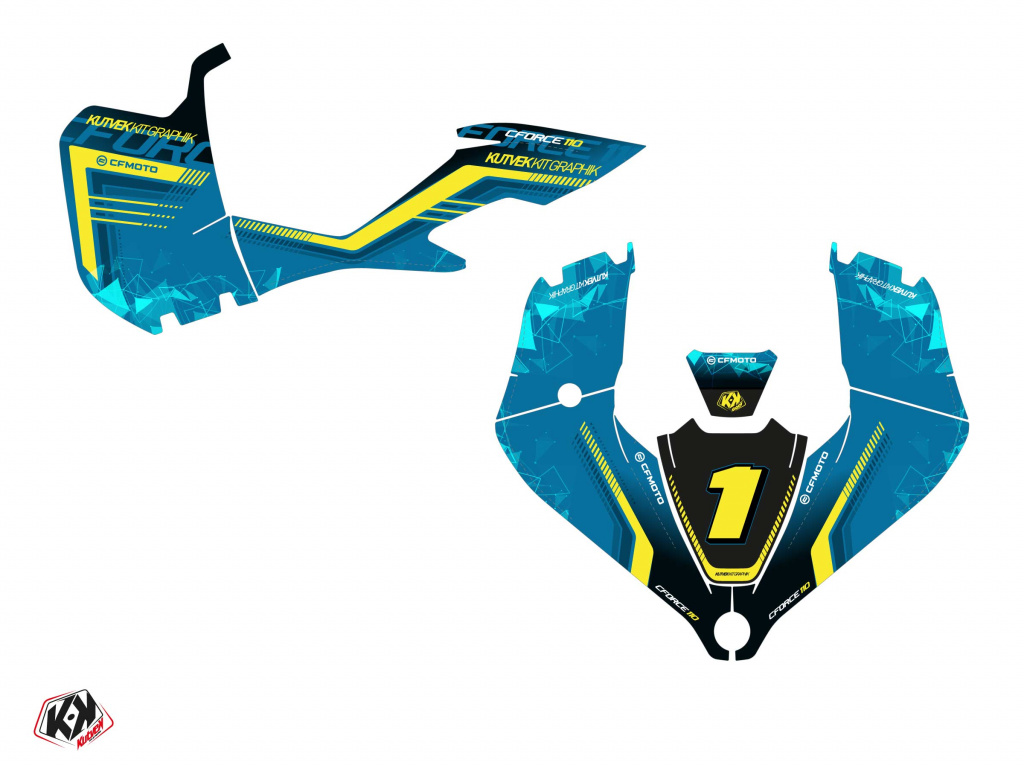 Geo Blue CF-Moto CForce 110