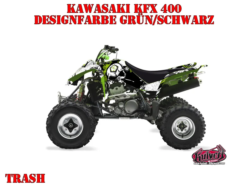 Trash Green for Kawasaki KFX 400