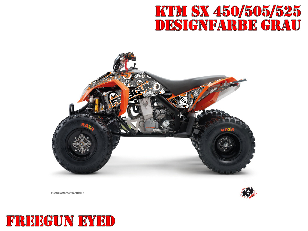 Freegun-Eyed Grau für KTM XC 450