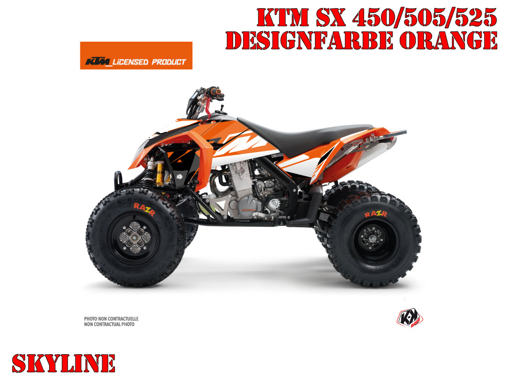 Skyline Orange für KTM XC 525