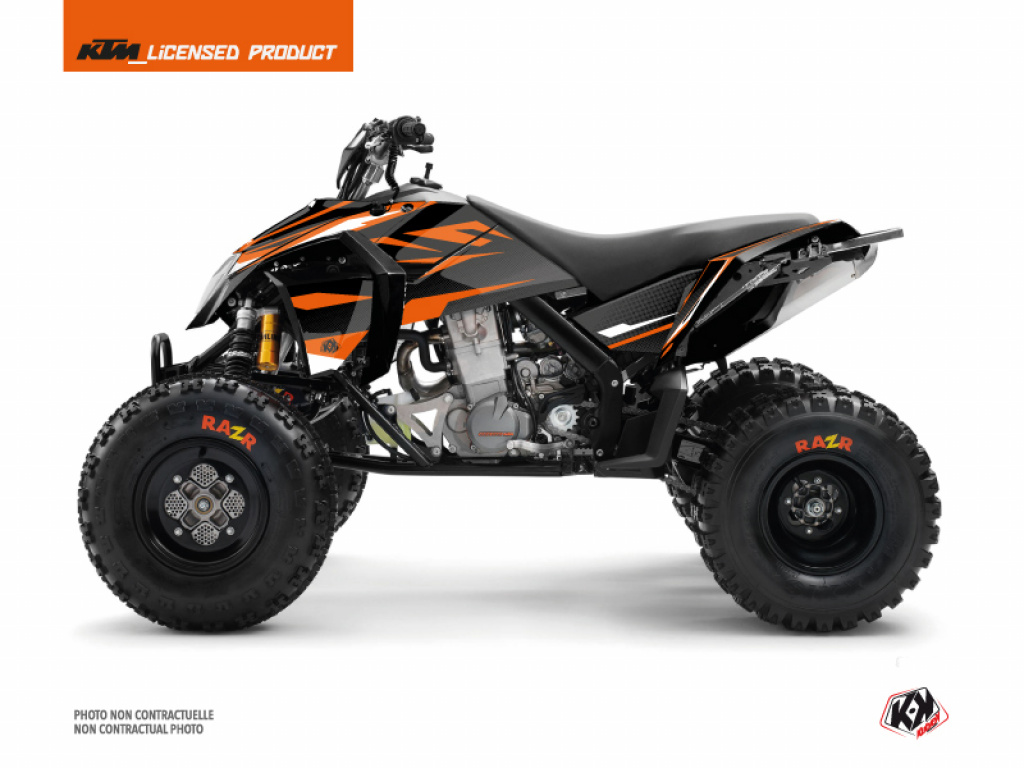Trophy Schwarz-Orange für KTM XC 525