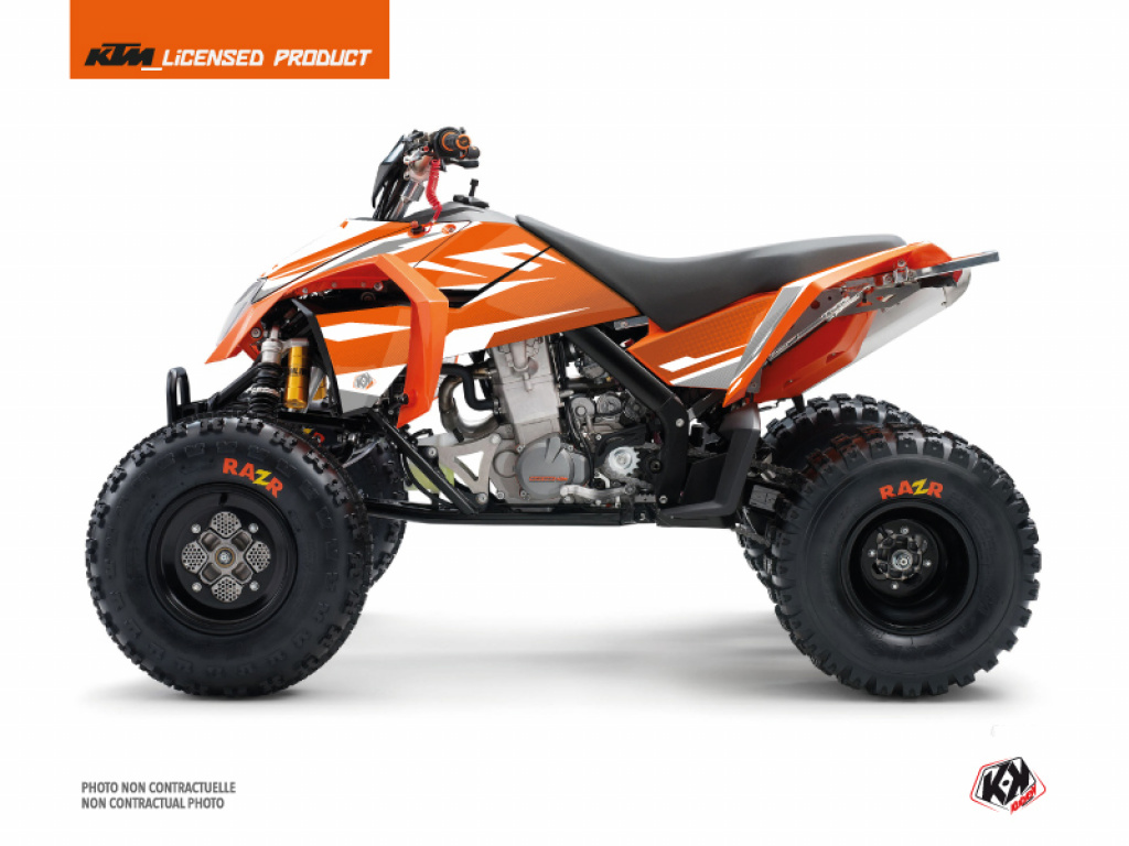 Trophy Orange-Weiß für KTM XC 525