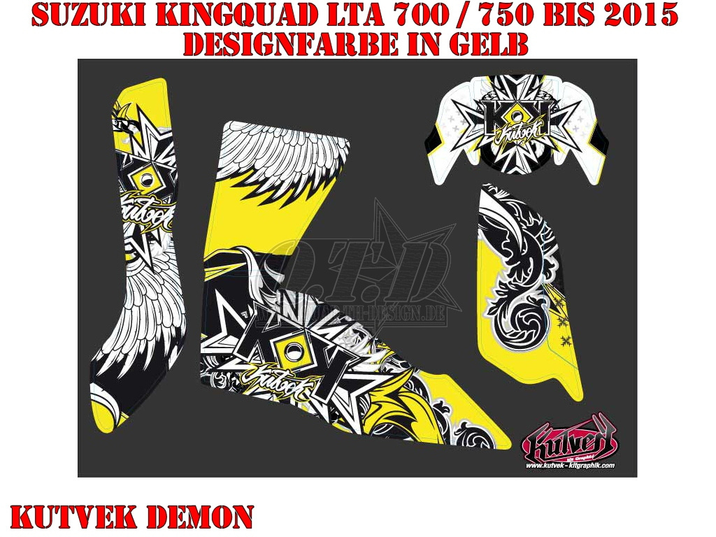 Demon Gelb für Suzuki King Quad LT-A 700/750 AXI