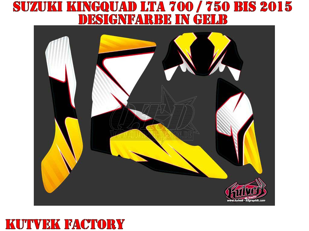 Factory Gelb für Suzuki King Quad LT-A 700/750 AXI