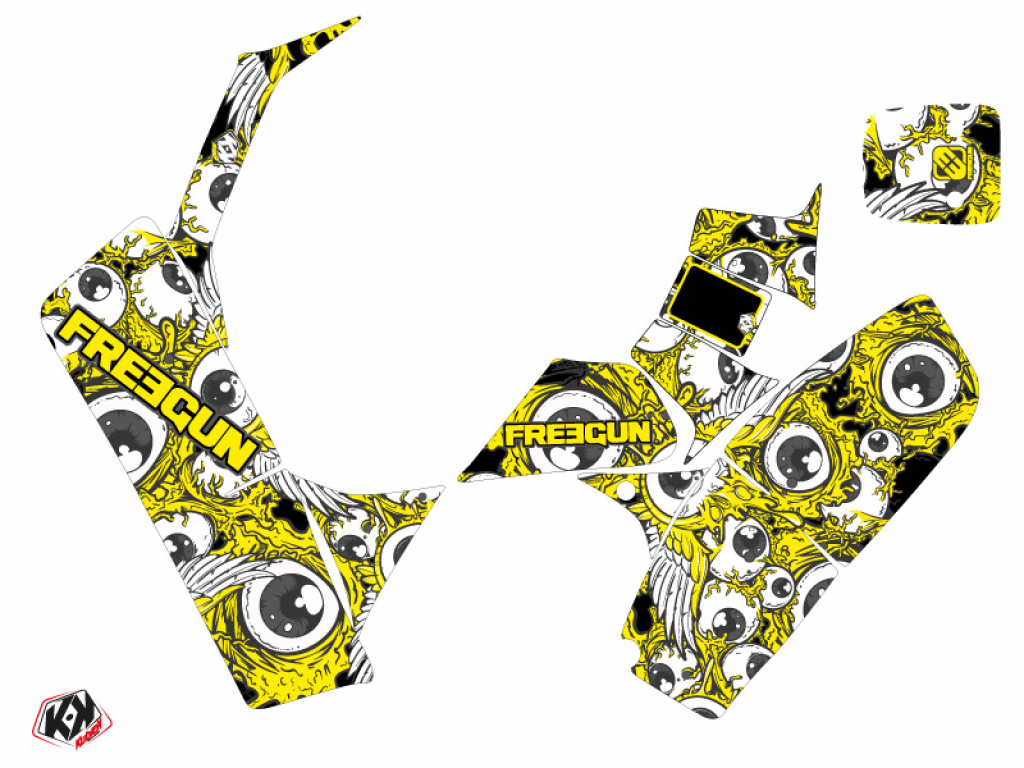 Freegun-Eyed Gelb für Suzuki LT 50 1994-2003